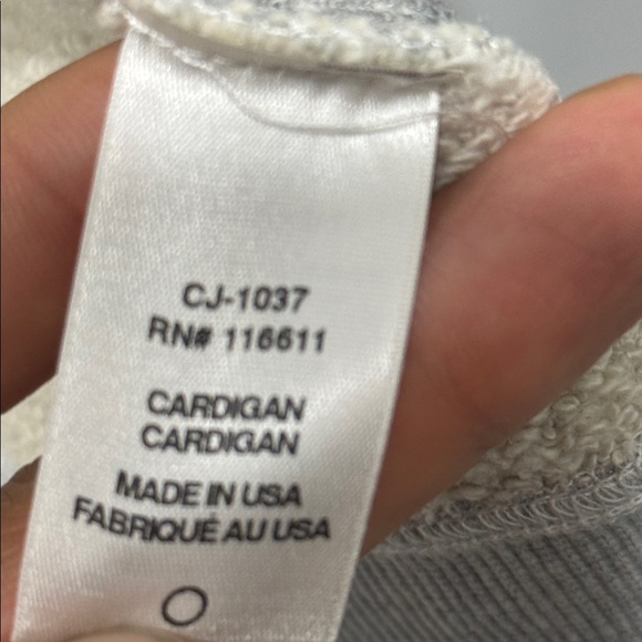 Anthropologie Amadi textured front open cardigan. Faux Sherpa Cardigan - Picture 10 of 12